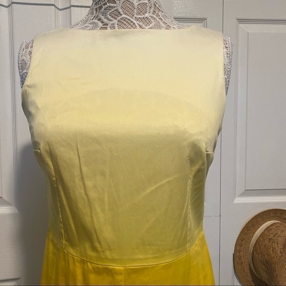 click Sleeveless yellow ombré midi dress S/M EU 38 - Picture 3 of 9